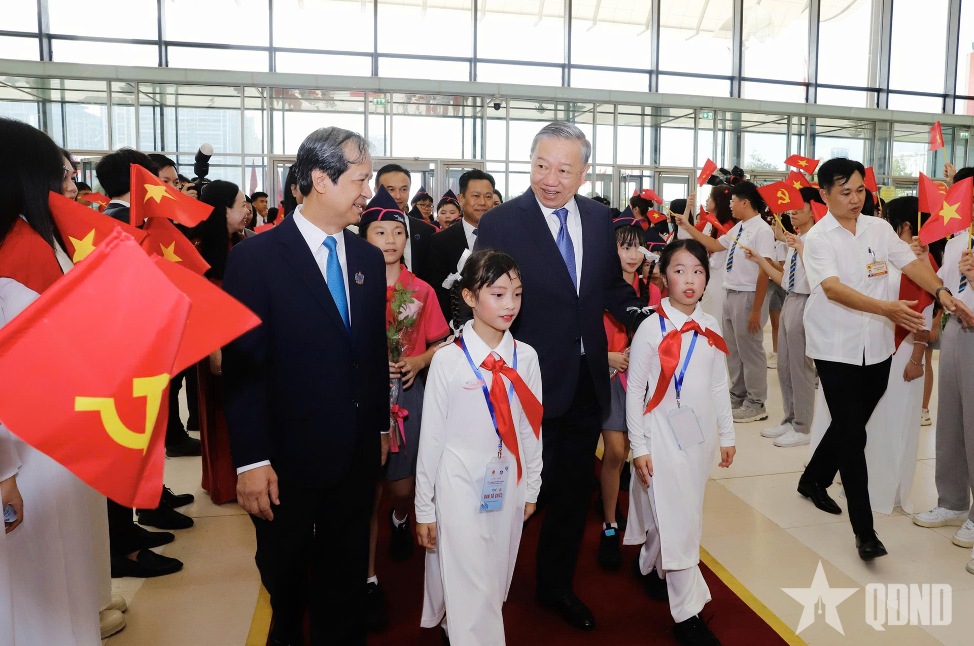 Tổng Bí thư Tô Lâm dự Lễ khai giảng năm học mới tại Trung tâm Hội nghị Quốc gia